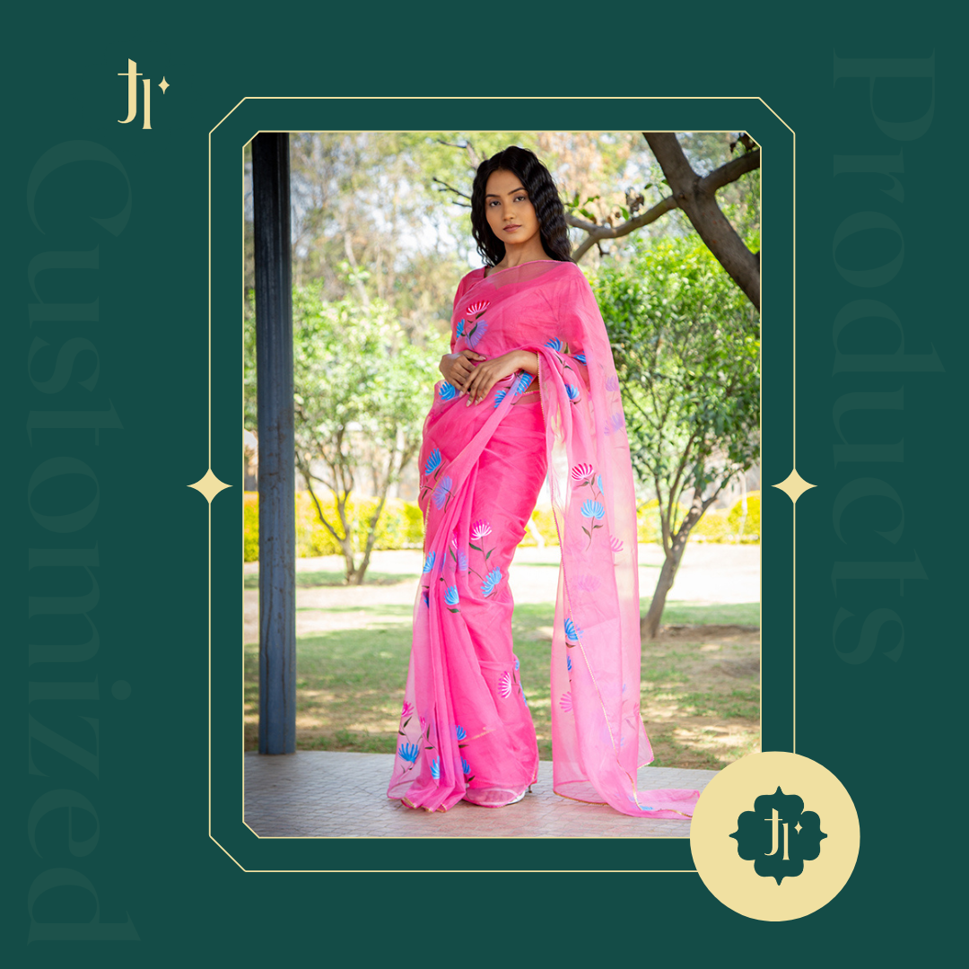 How to Hand Paint a Saree?